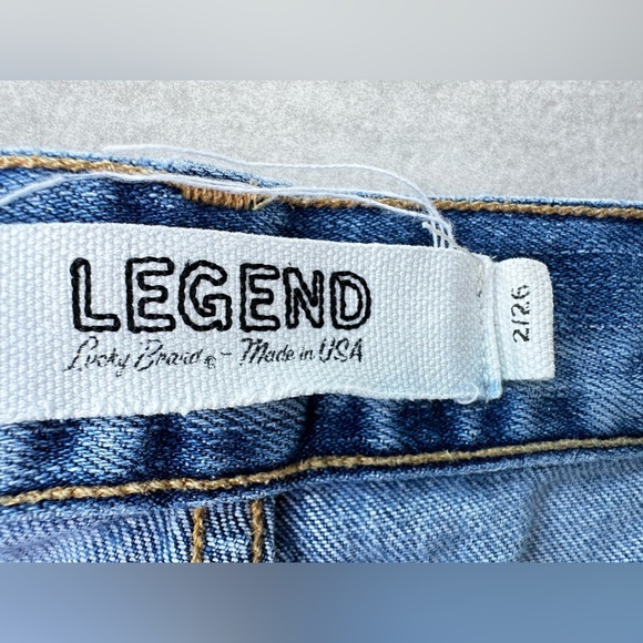 LEGEND LUCKY BRAND skinny cigarette JEANS SIZE 2/26. - Picture 6 of 11
